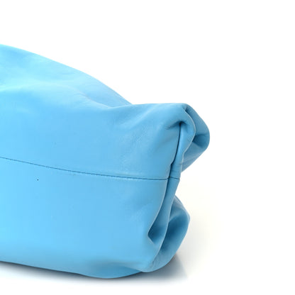 Bottega Veneta Smooth Butter Calf The Pouch Oversized Clutch Sky Blue 11 of 11