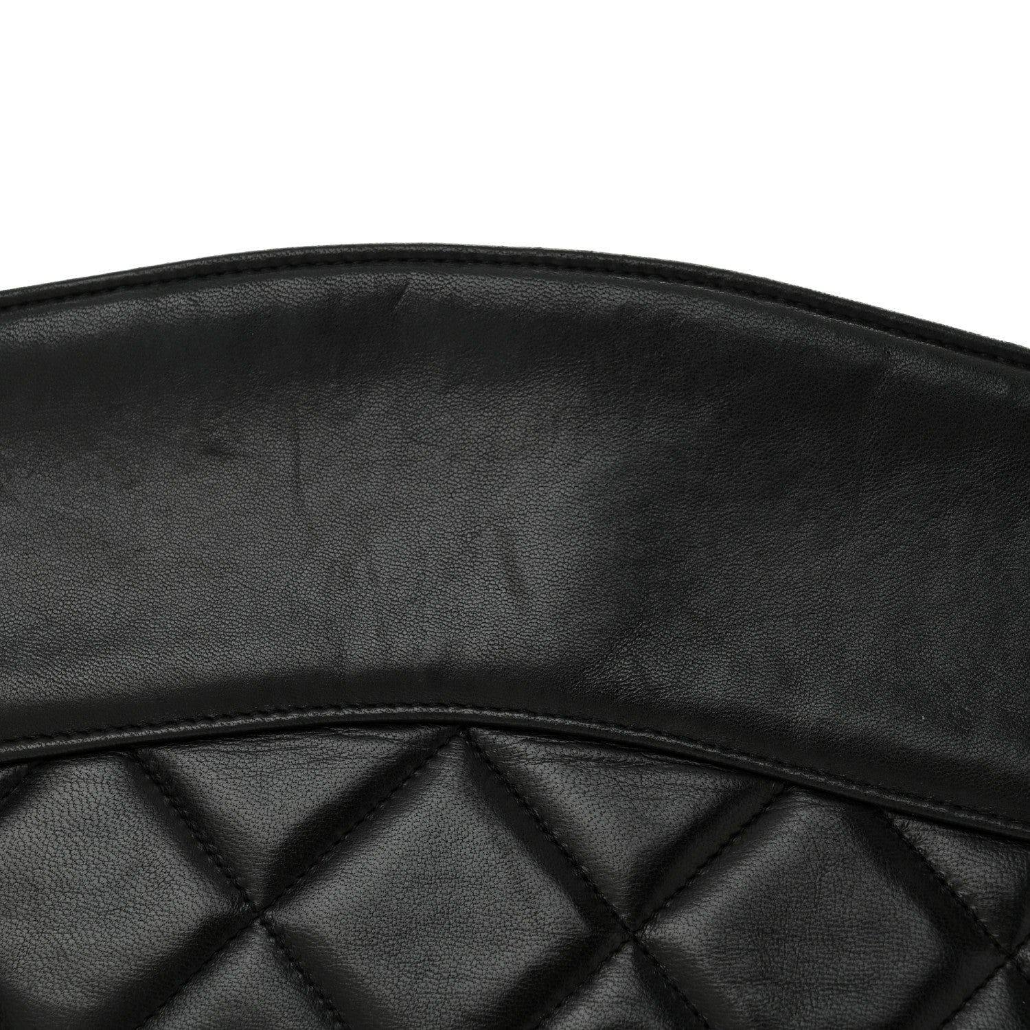 Chanel Lambskin Quilted Shoulder Bag Black 12 of 15