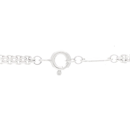 Tiffany Sterling Silver Double HardWear Link Pendant Necklace 4 of 7
