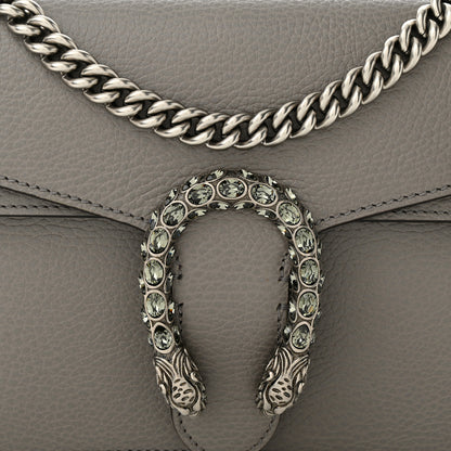 Gucci Pebbled Calfskin Small Dionysus Shoulder Bag Dusty Grey 8 of 11