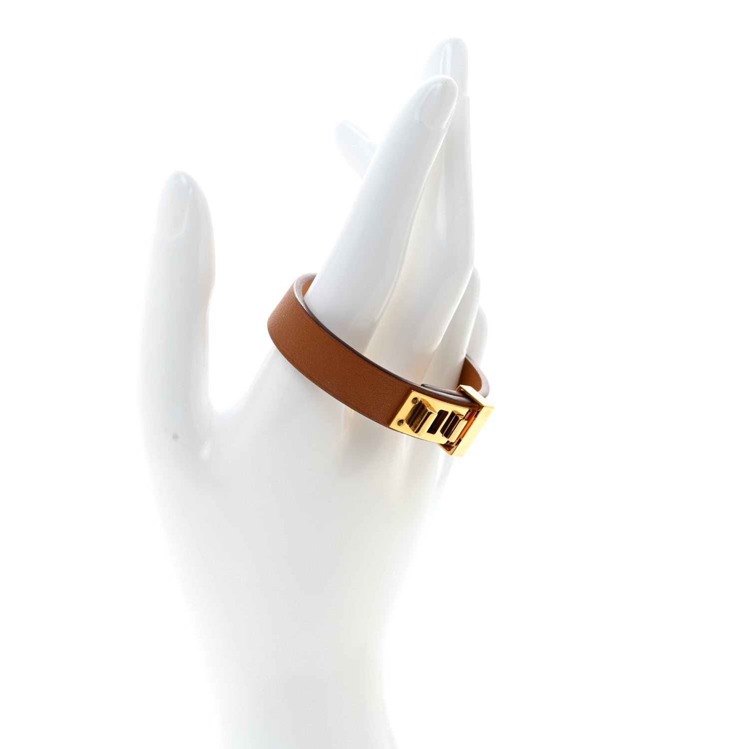 Hermes Swift Mini Dog Carrees Bracelet T2 Gold 2 of 8