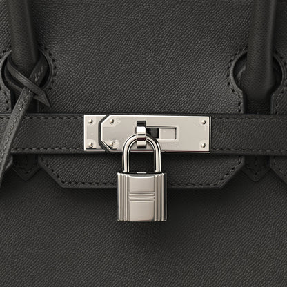 Hermes Grained Monsieur Birkin Sellier 30 Graphite 7 of 10