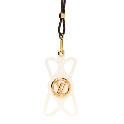 Louis Vuitton Monogram Silicone Louise Phone Holder White 3 of 6