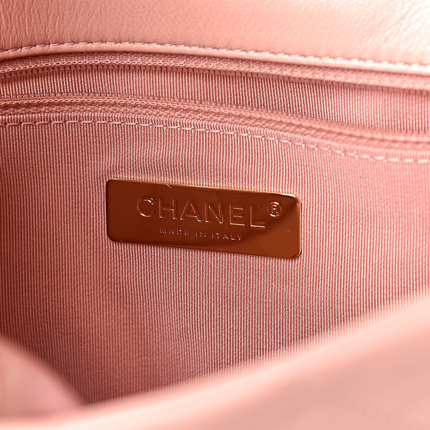 Lambskin Quilted Medium 19 Flap Light Pink