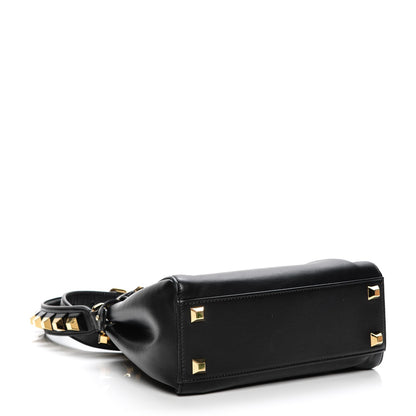 Fendi Nappa Studded Mini Peekaboo Iconic Satchel Black 4 of 8