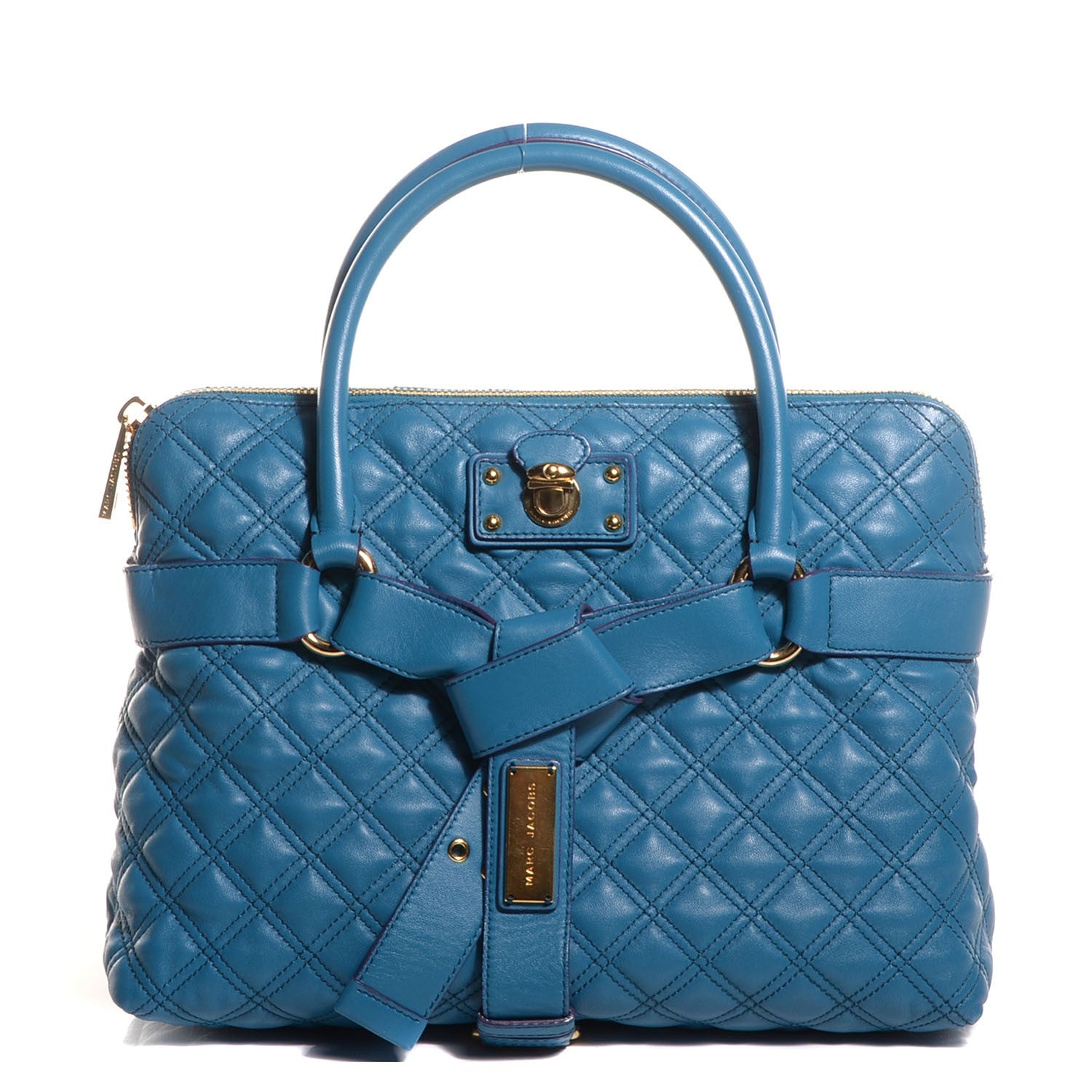 Marc Jacobs Leather Quilted Bruna Tote 1 of 9