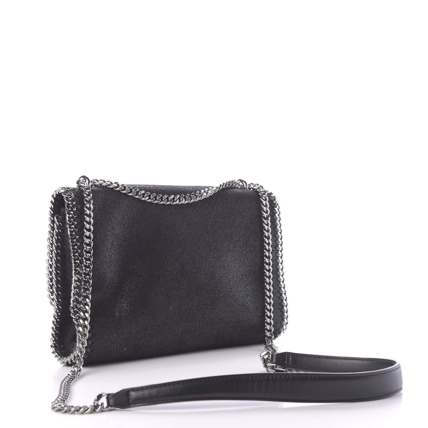 Stella McCartney Shaggy Deer Falabella Messenger Black 3 of 9