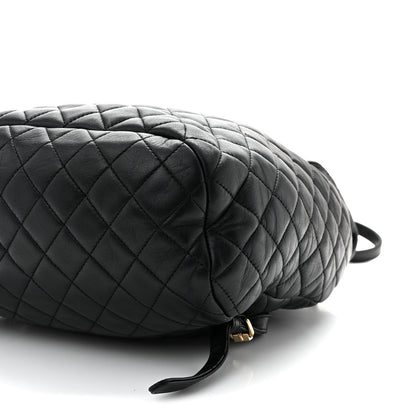 Chanel Lambskin Quilted Large Urban Spirit Backpack Black 10 of 10
