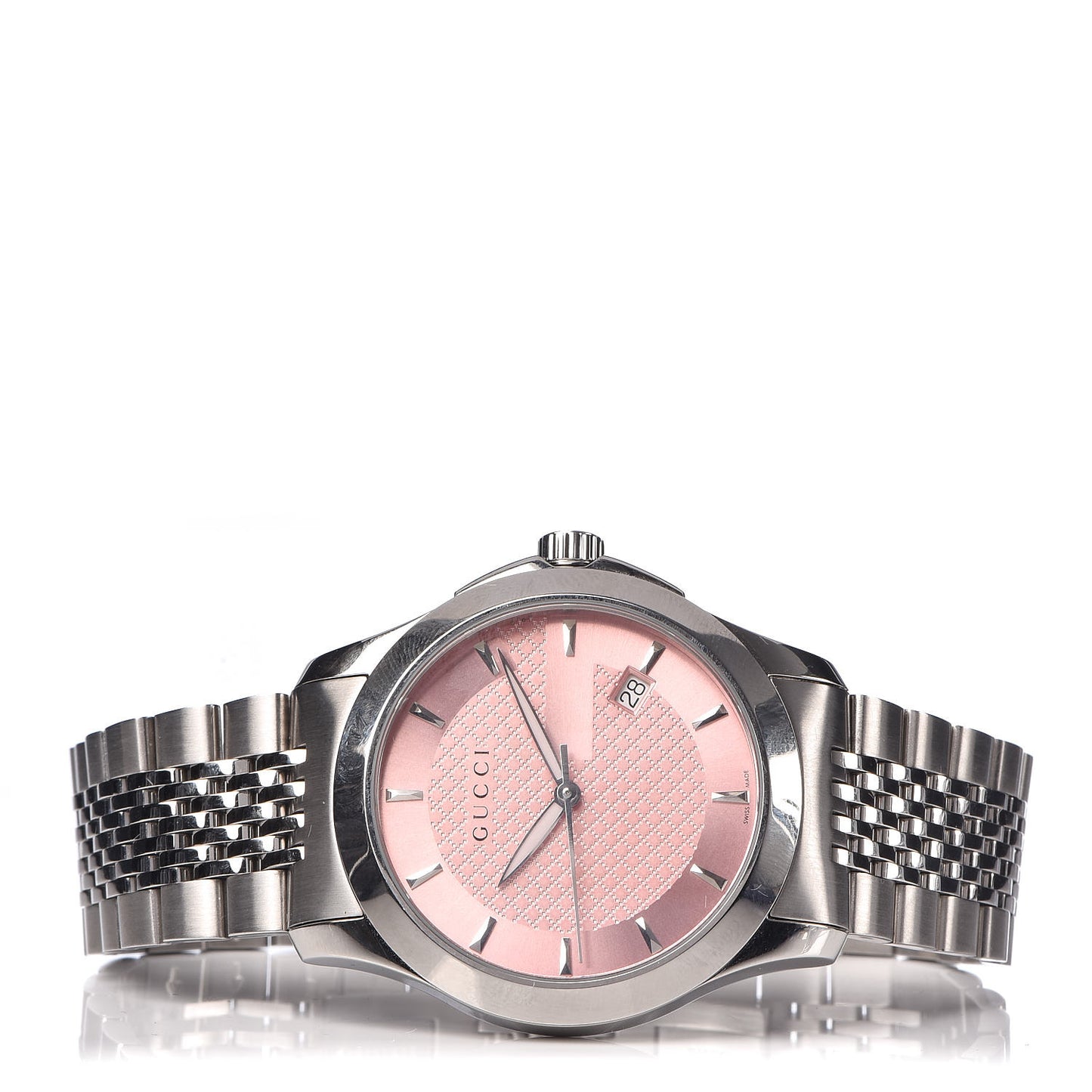 Stainless Steel 38mm G-Timeless Quartz Watch Pink