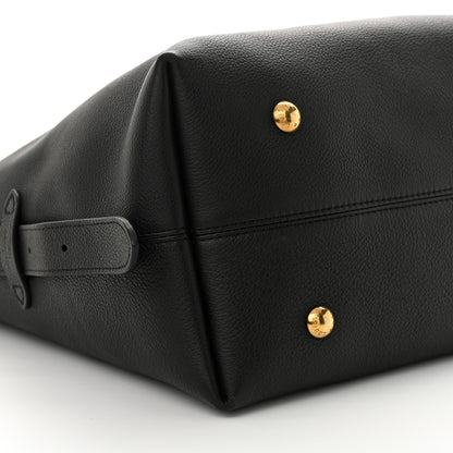 Louis Vuitton Grained Calfskin Low Key Hobo MM Black 9 of 12