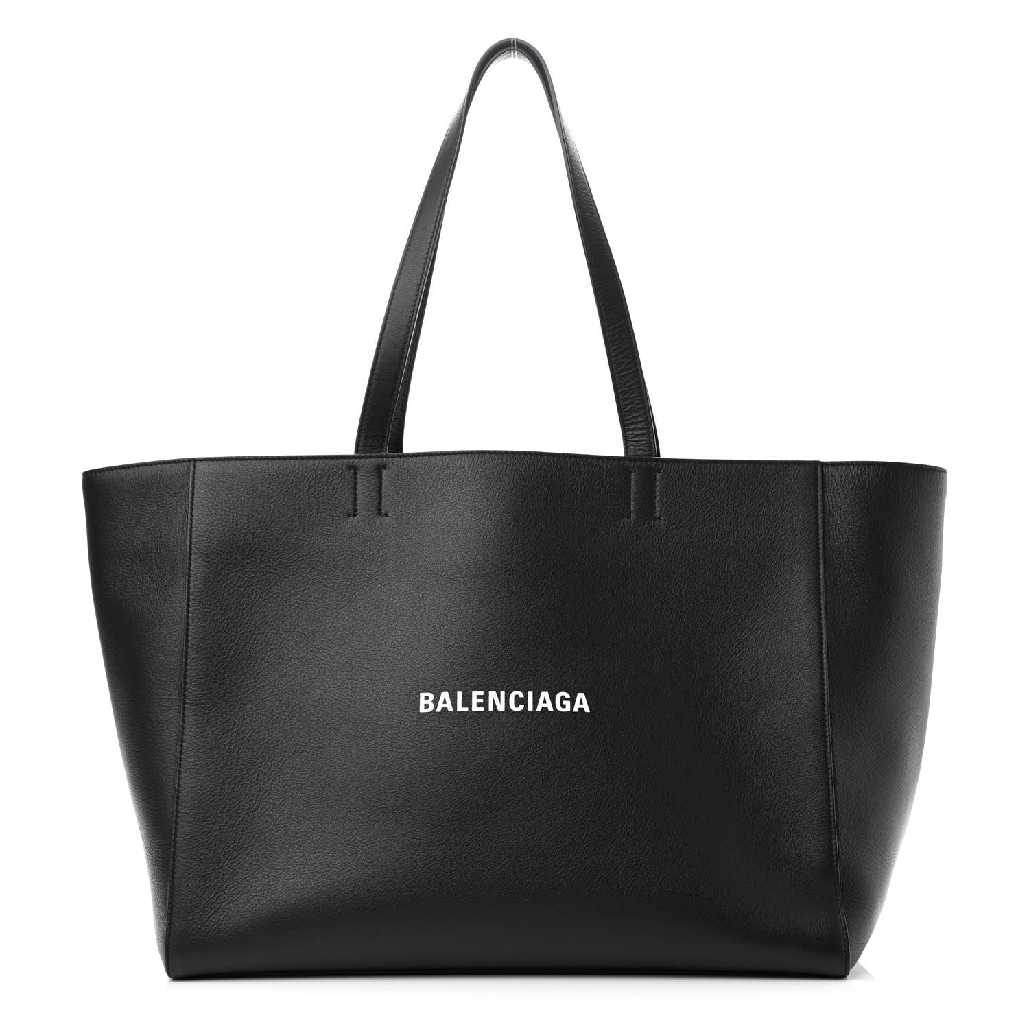 Balenciaga Smooth Calfskin Everyday East West Tote Bag Grey Black White 1 of 10
