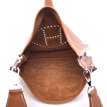 Hermes Taurillon Clemence Evelyne III GM Gold 5 of 8