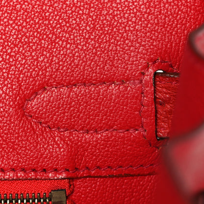 Hermes Ostrich Birkin 30 Rouge Vif 21 of 33
