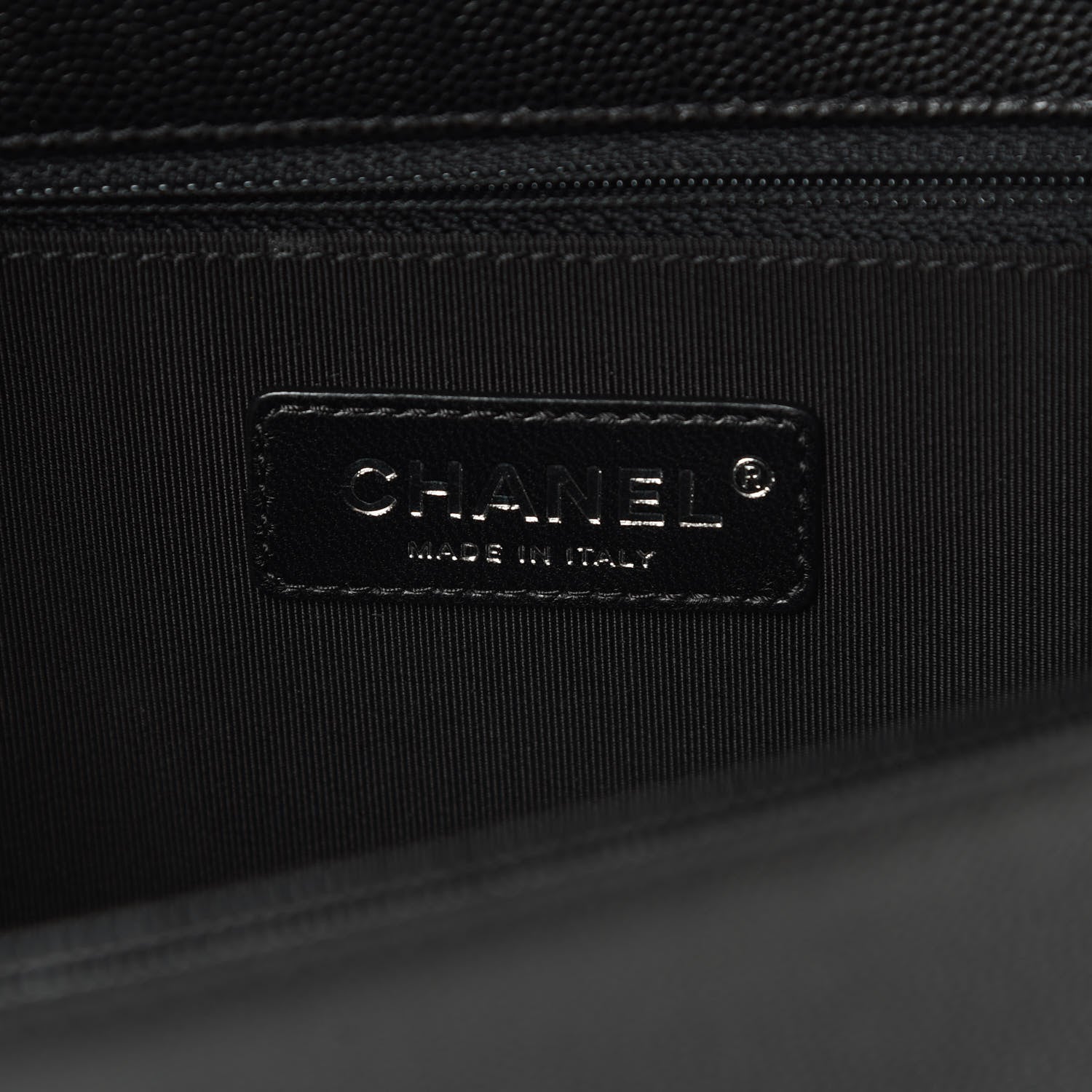 Chanel Caviar Quilted New Medium Boy Flap Black 6 of 12