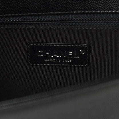 Chanel Caviar Quilted New Medium Boy Flap Black 6 of 12