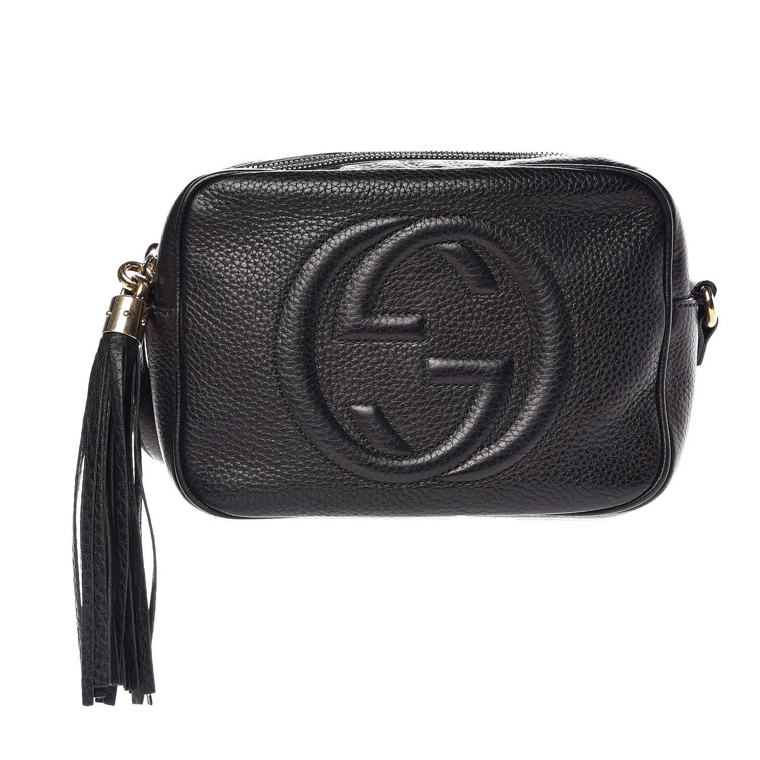 Gucci Pebbled Calfskin Small Soho Disco Bag Black 1 of 7