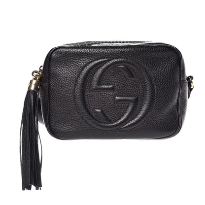 Gucci Pebbled Calfskin Small Soho Disco Bag Black 1 of 7
