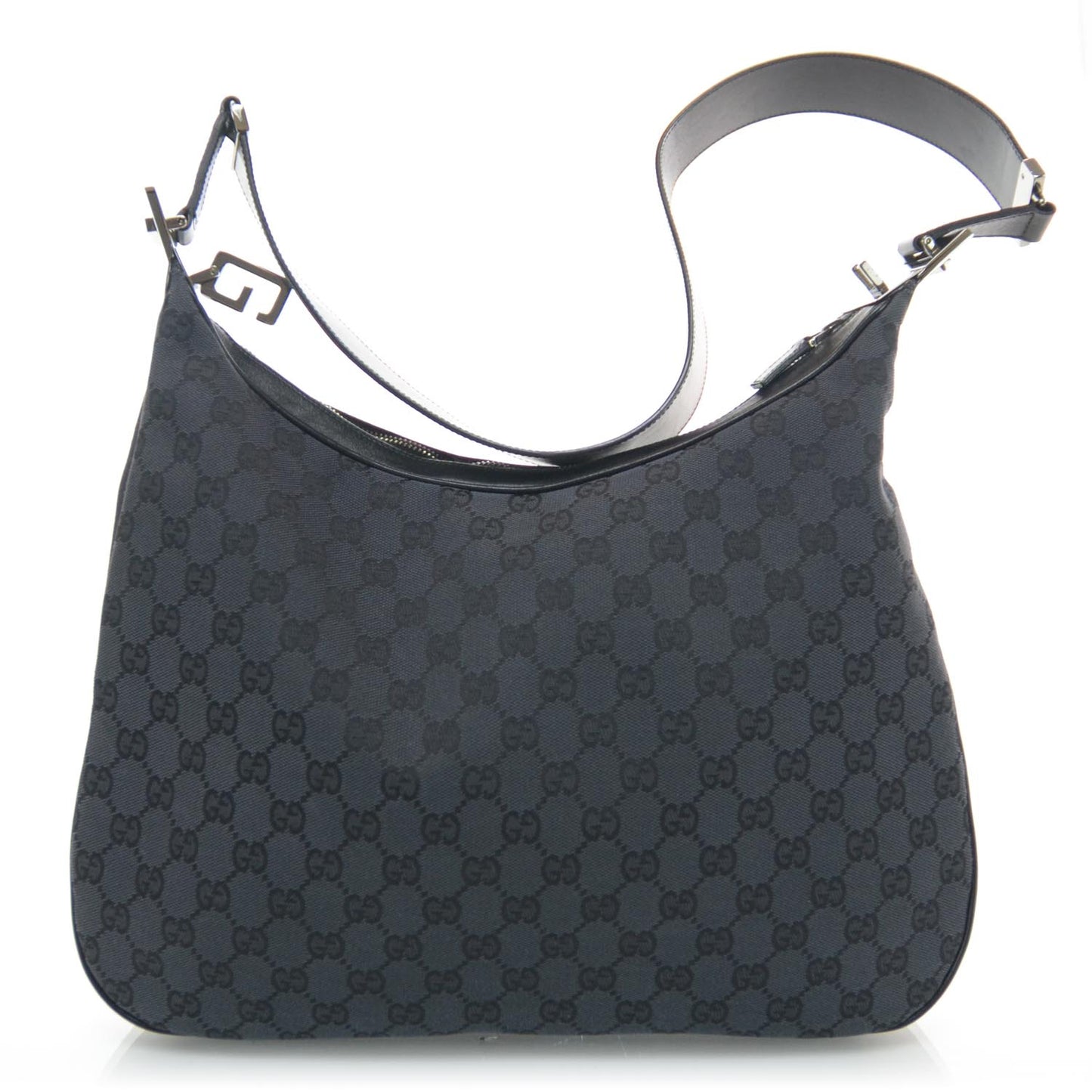 Monogram Canvas Messenger Bag Black