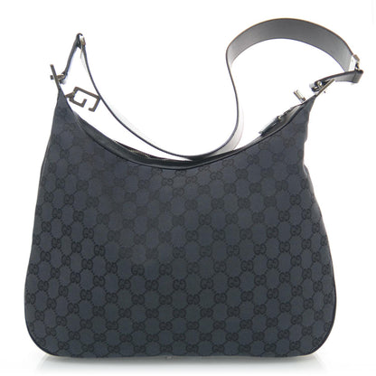 Gucci Monogram Canvas Messenger Bag Black 3 of 8