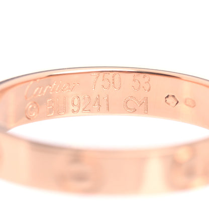 Cartier 18K Pink Gold 3.5mm LOVE Wedding Band Ring 53 6.25 4 of 4