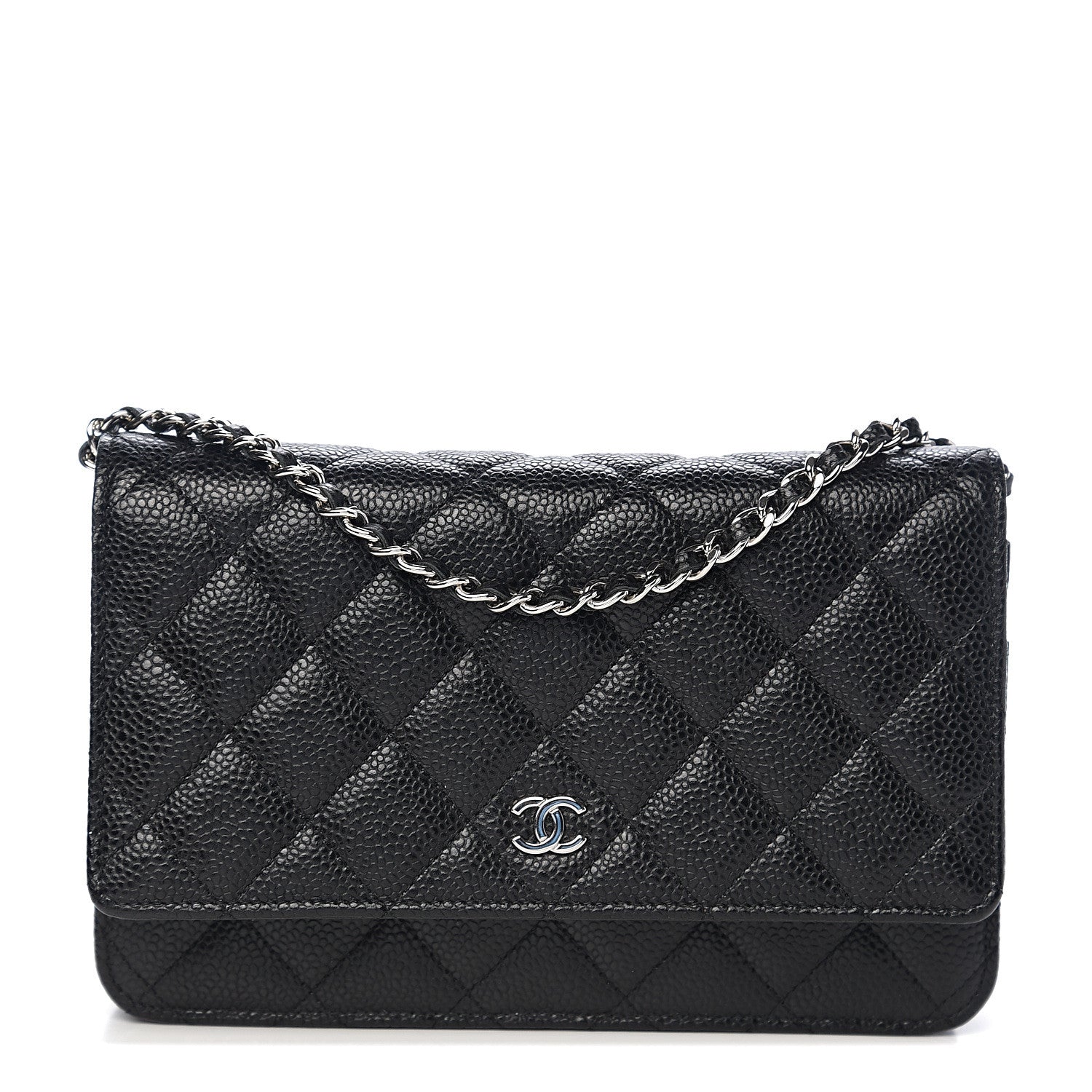 Chanel Caviar Quilted Wallet On Chain WOC Black 1 of 11