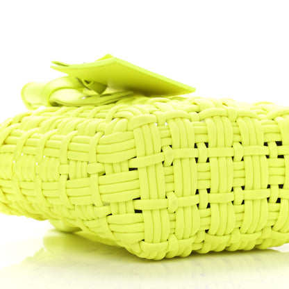 Balenciaga Faux Calfskin XXS Bistro Basket Fluo Yellow 8 of 10