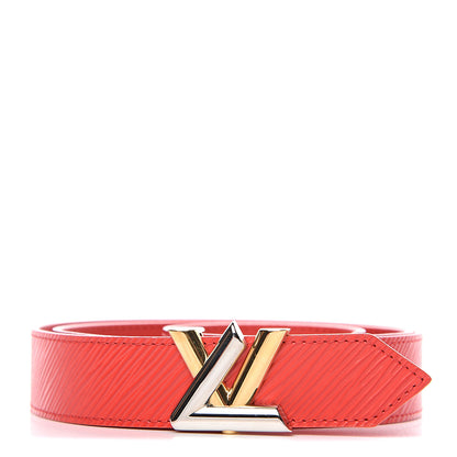 Louis Vuitton Epi 30mm LV Twist Belt 90 36 Coquelicot 1 of 6