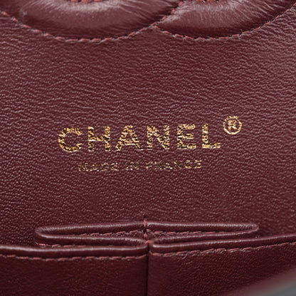 Chanel Lambskin Quilted Medium Double Flap Black 6 of 12