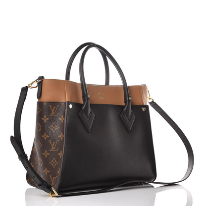 Louis Vuitton Calfskin Monogram On My Side Black 4 of 12