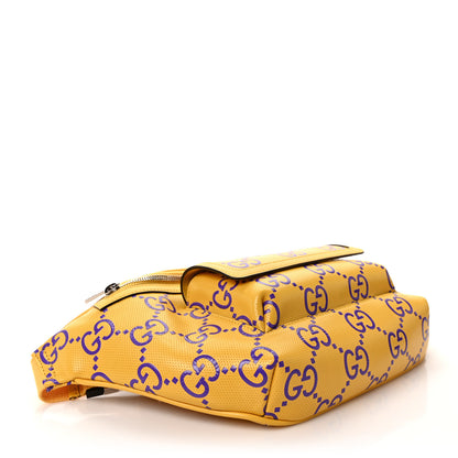 Gucci Calfskin GG Tennis Bi-Color Embossed Belt Bag Crop Purple 4 of 8