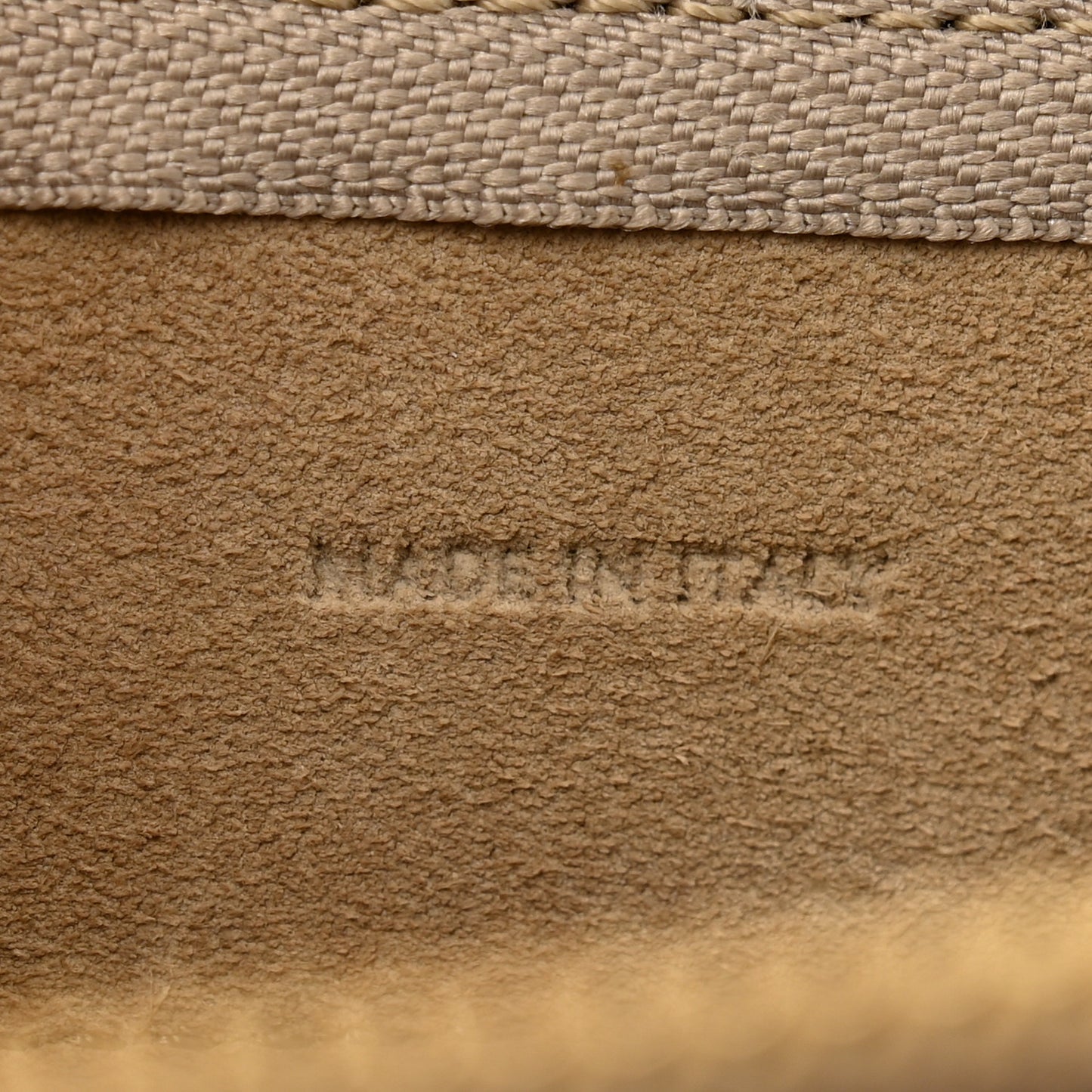 Grained Calfskin Nano Belt Bag Light Taupe