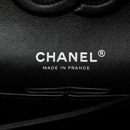 Chanel Lambskin Quilted Medium Double Flap So Black 6 of 10