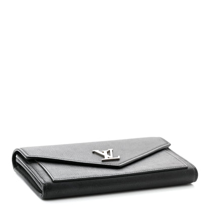 Louis Vuitton Soft Calfskin My Lockme Wallet Black 5 of 7