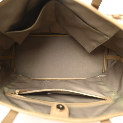 Christian Dior Coated Canvas Cannage Small Panarea Tote Beige 5 of 14