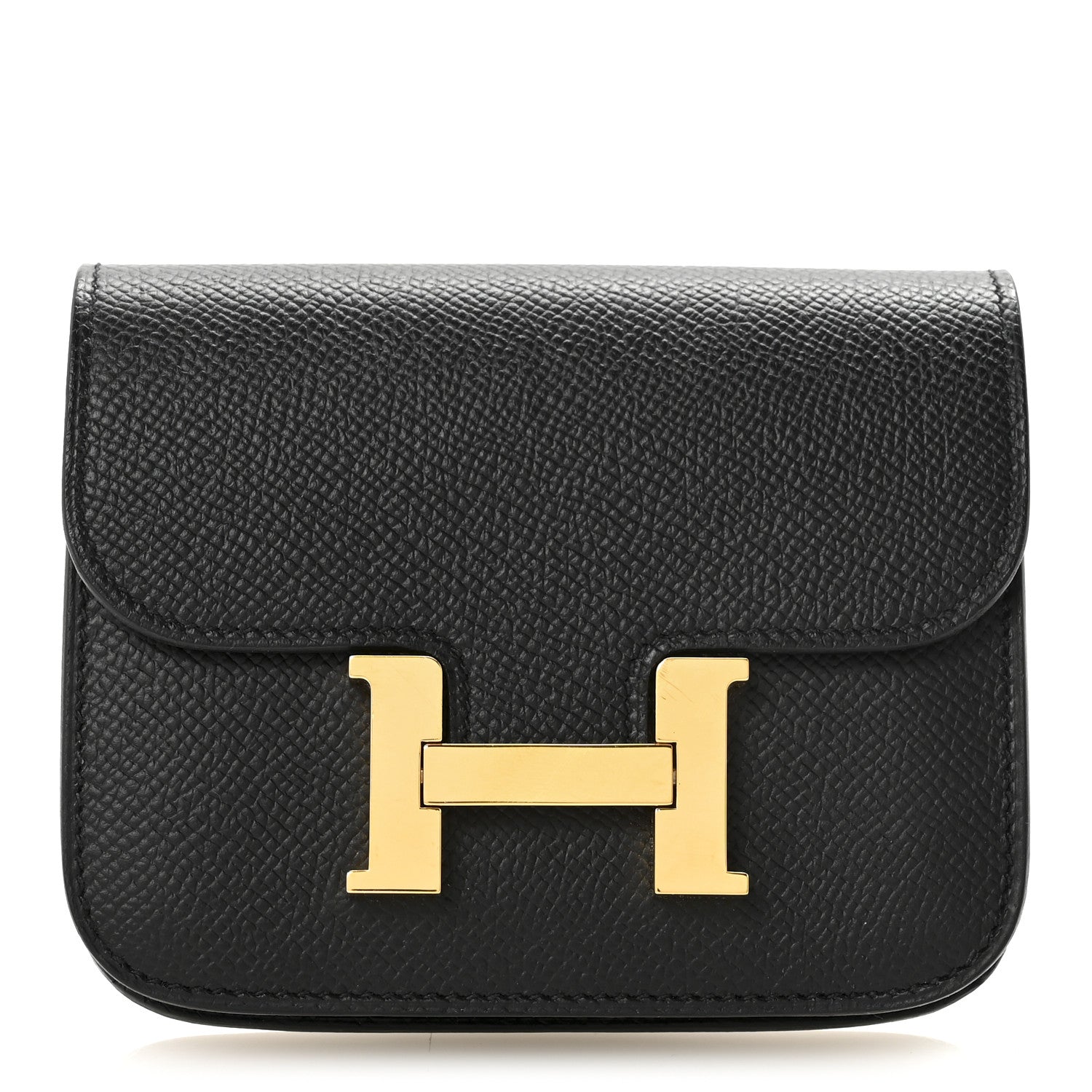 Hermes Epsom Constance Slim Wallet Black 1 of 8
