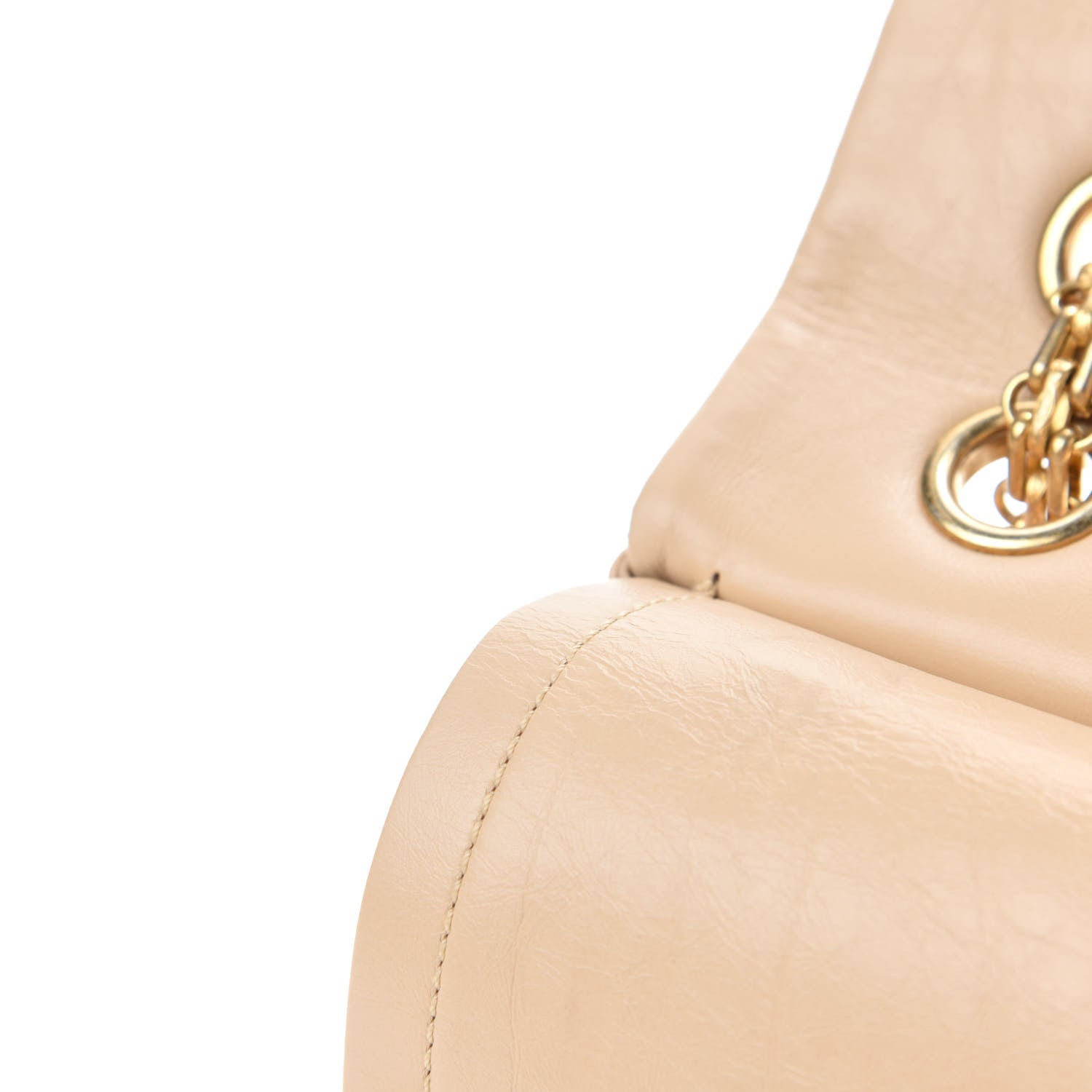 Chanel Aged Calfskin Quilted 2.55 Reissue 226 Flap Light Beige 8 of 14