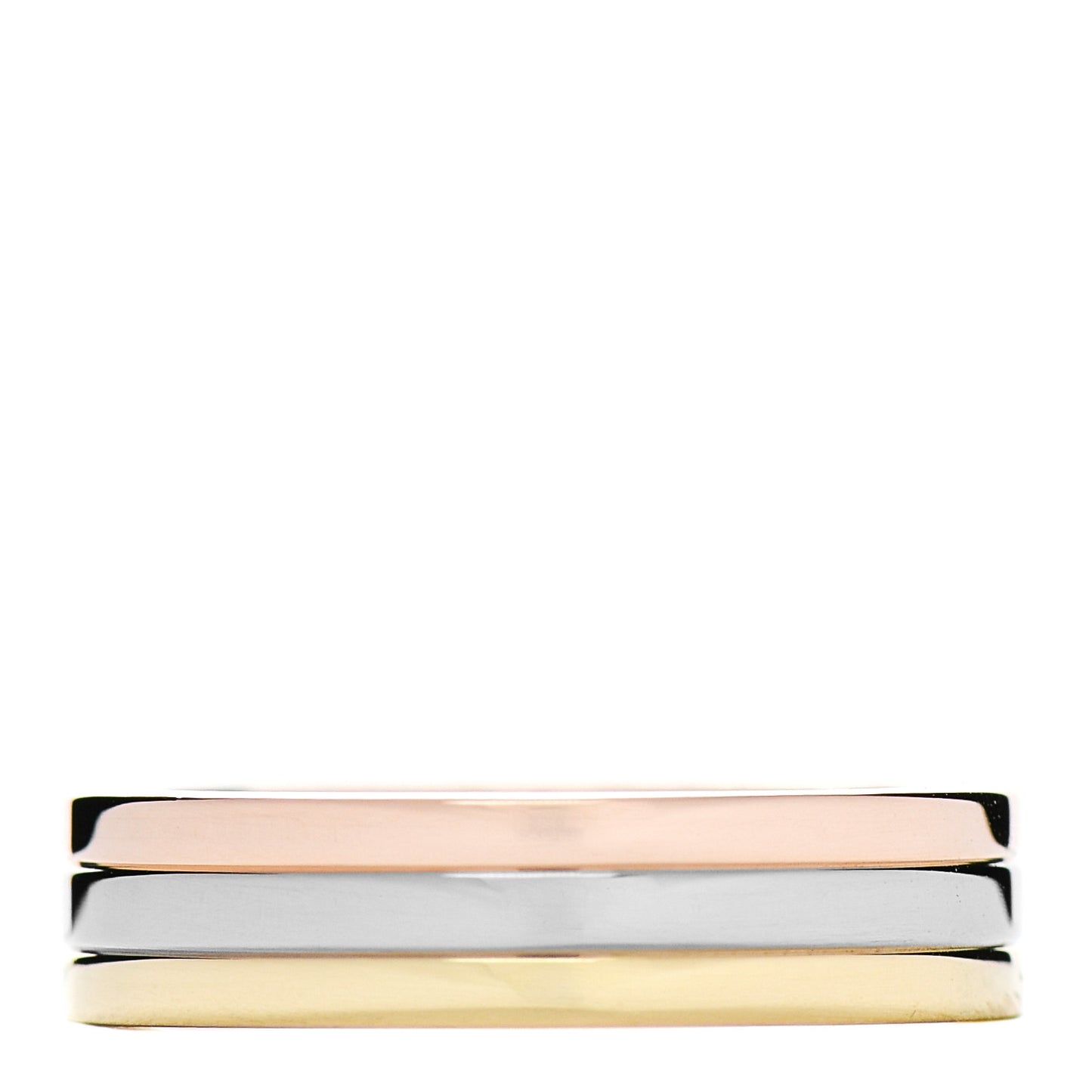 18K Pink White Yellow Gold 4.8mm Vendome Louis Cartier Wedding Band Ring 51 5.75