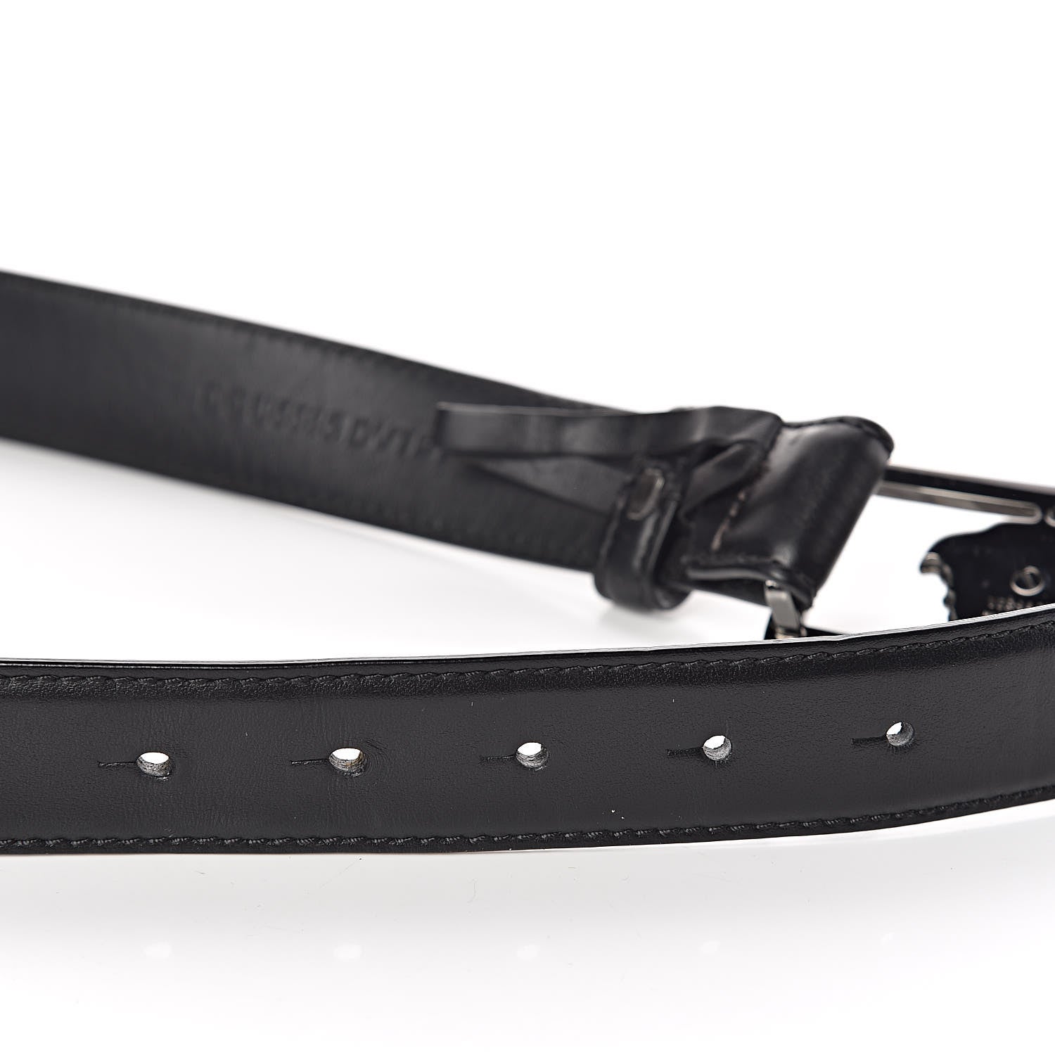 Versace Calfskin Palazzo Medusa Belt 115 46 Black 8 of 8