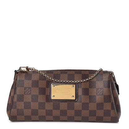 Louis Vuitton Damier Ebene Eva Clutch 1 of 13