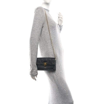 Louis Vuitton Empreinte Vavin Chain Wallet Black 2 of 10