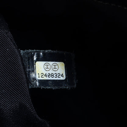 Chanel Patent Grand Shopping Tote GST Black 7 of 7