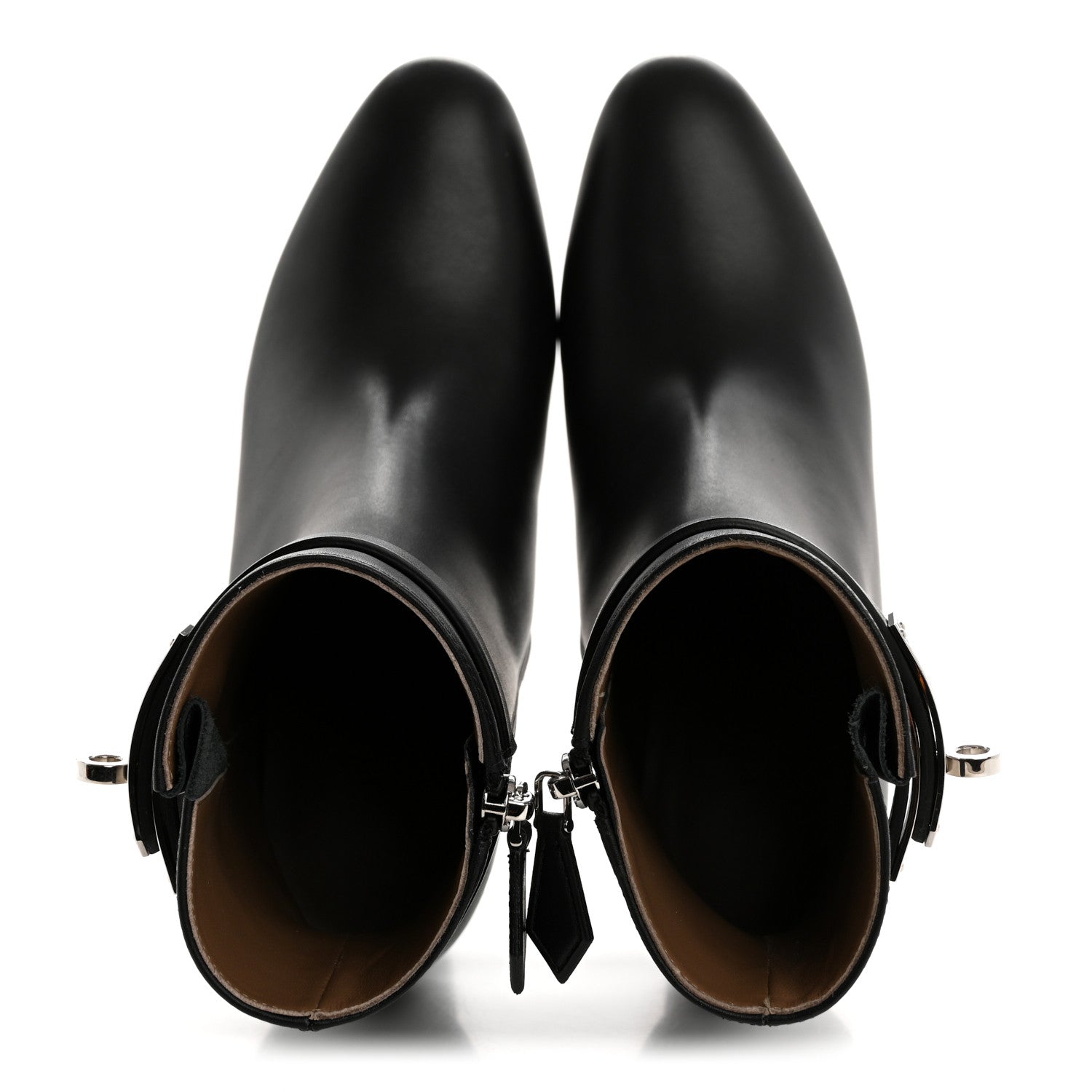 Hermes Calfskin Saint Germain Ankle Boots 35.5 Black 2 of 10