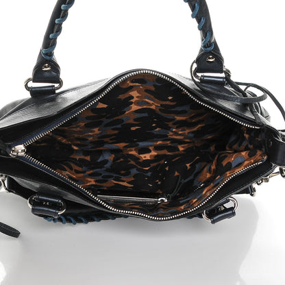 Balenciaga Iridescent Calfskin Classic Hardware First Bleu Mineral 5 of 7