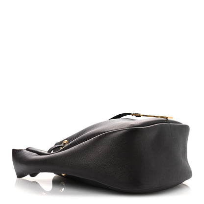 Saint Laurent Calfskin Cassandre Supple Bucket Bag Black 4 of 10