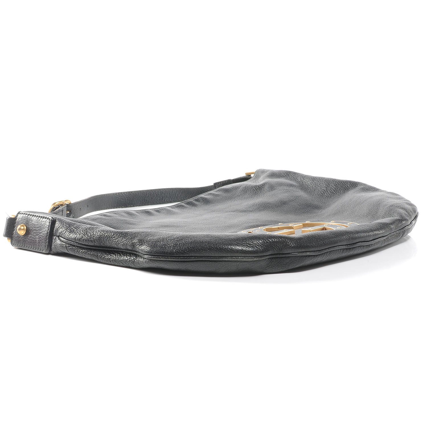Gucci Leather Small Blondie Hobo Bag Black 4 of 8