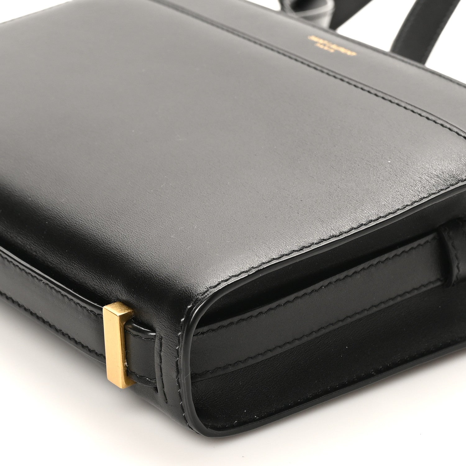 Saint Laurent Calfskin Reverse Satchel Black 10 of 10