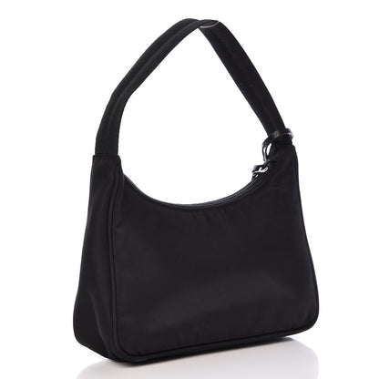 Prada Tessuto Nylon Mini Re-Edition 2000 Bag Black 3 of 12