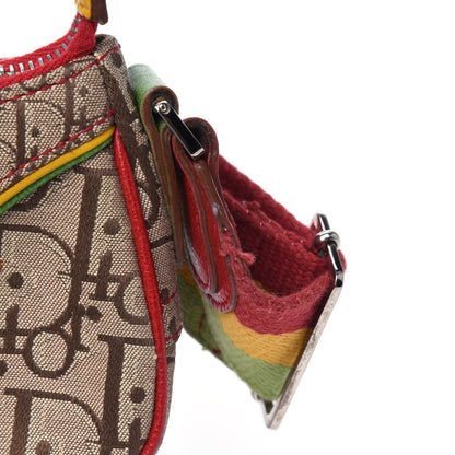 Christian Dior Monogram Rasta Saddle Pochette Beige 7 of 8
