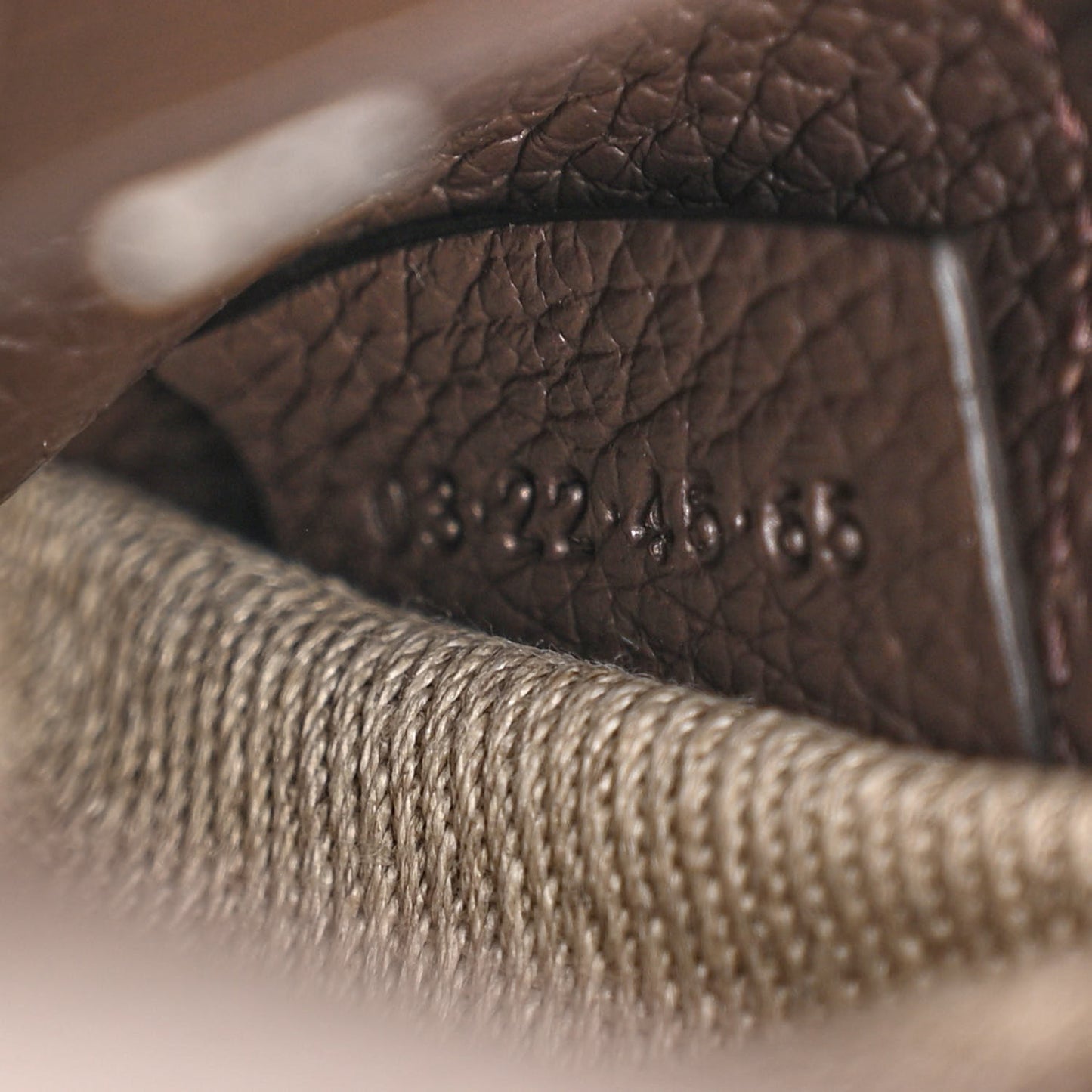 Grained Calfskin Small Marcie Saddle Bag Bold Brown