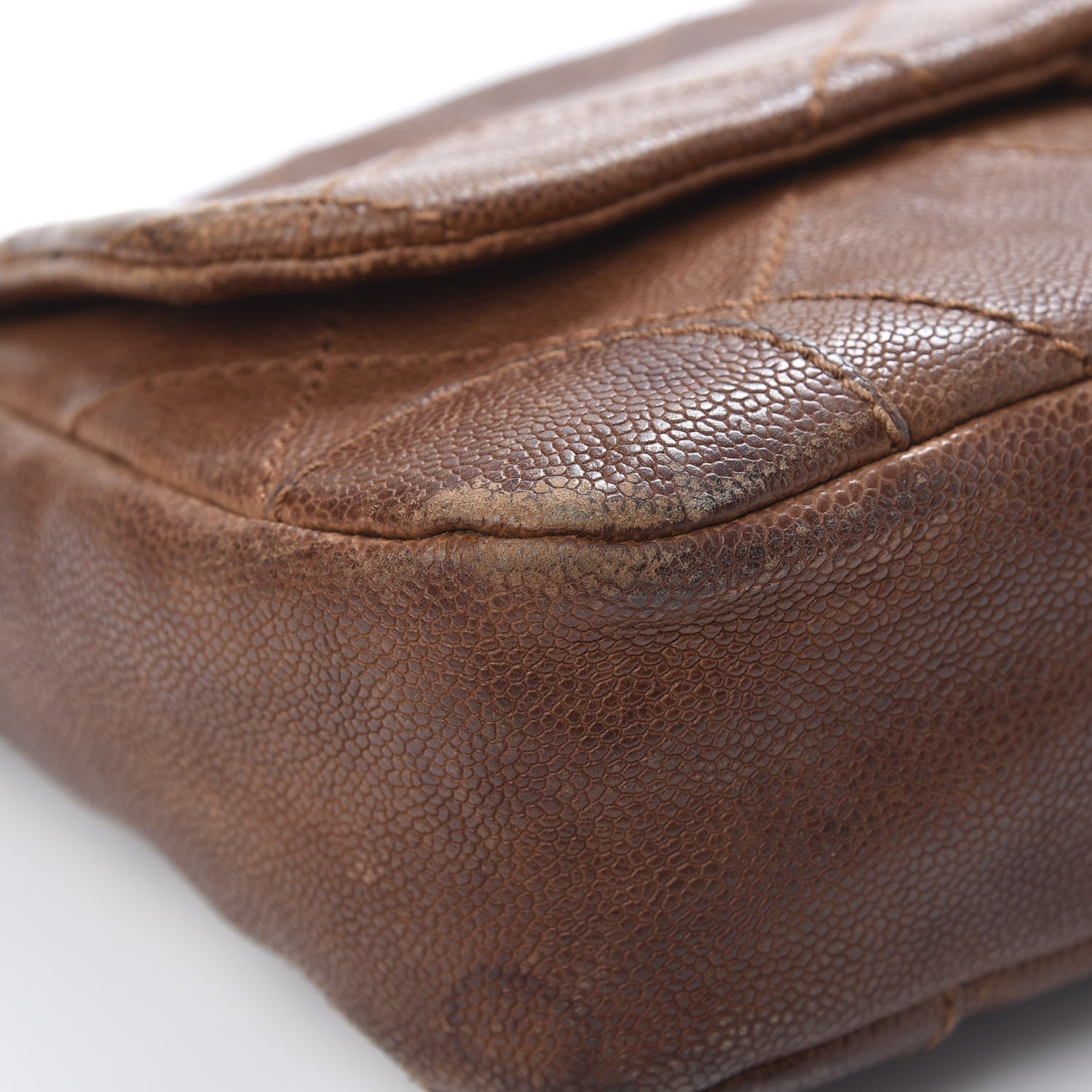 Chanel Caviar Outdoor Ligne Flap Brown 8 of 16